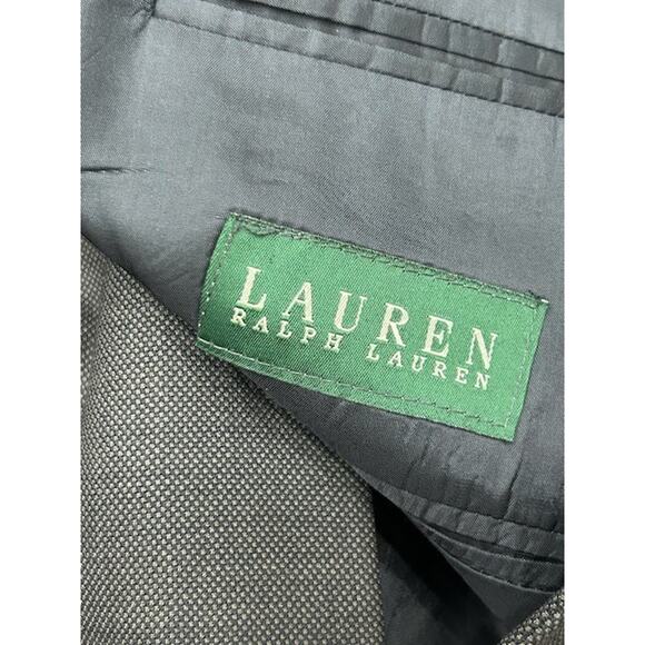 Lauren Ralph Lauren Mens Sport Coat Jacket Long Sleeve Wool Black Size 48R - Picture 3 of 9